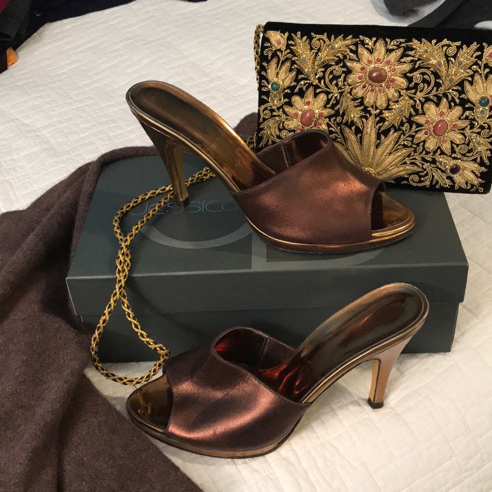 Jessica Bennett Bronze Mule